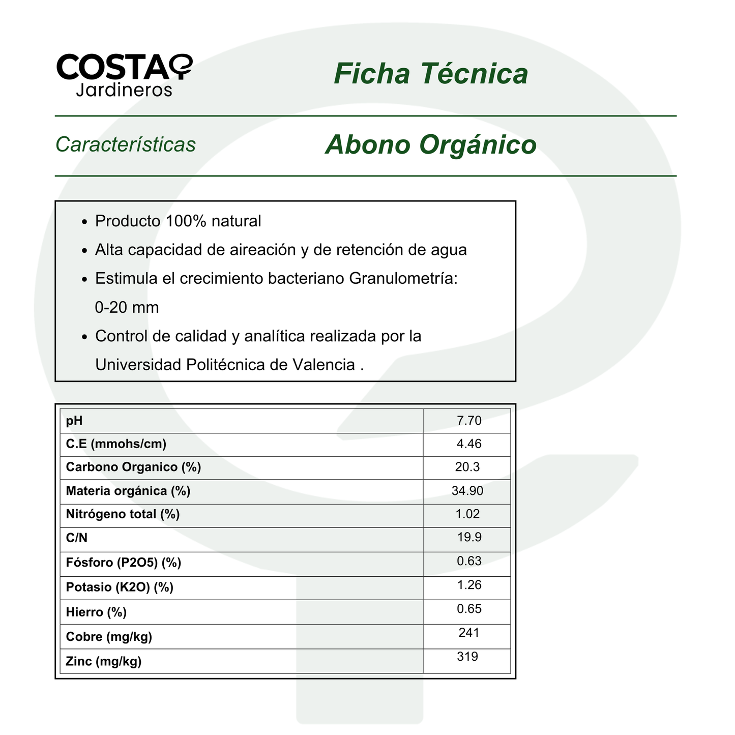 Big Bag Abono Orgánico triturado - 1m³ 1.000L