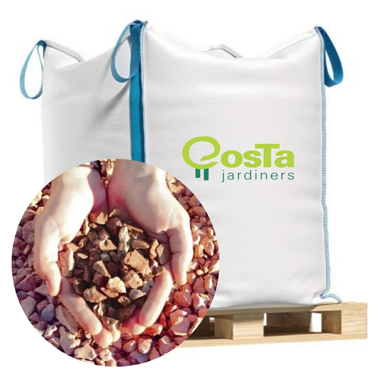 Big Bag Marmolina Triturada Roja - 800kg