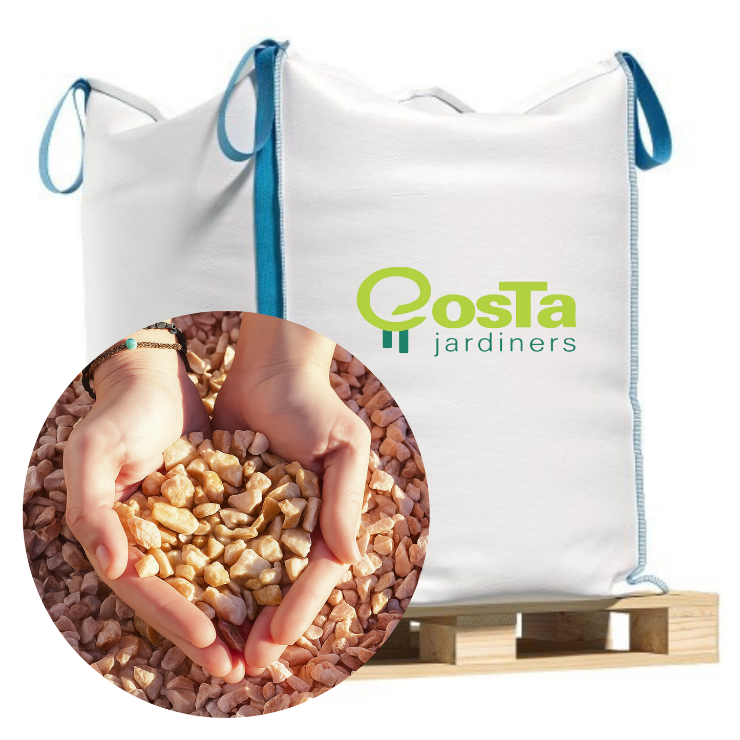 Big Bag Marmolina Triturada (20/30) - 800kg