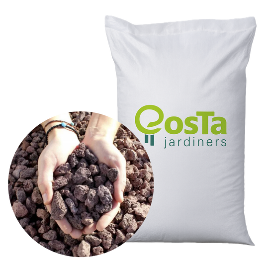 Grava Volcánica Premium - Saco de 15kg 10/25mm