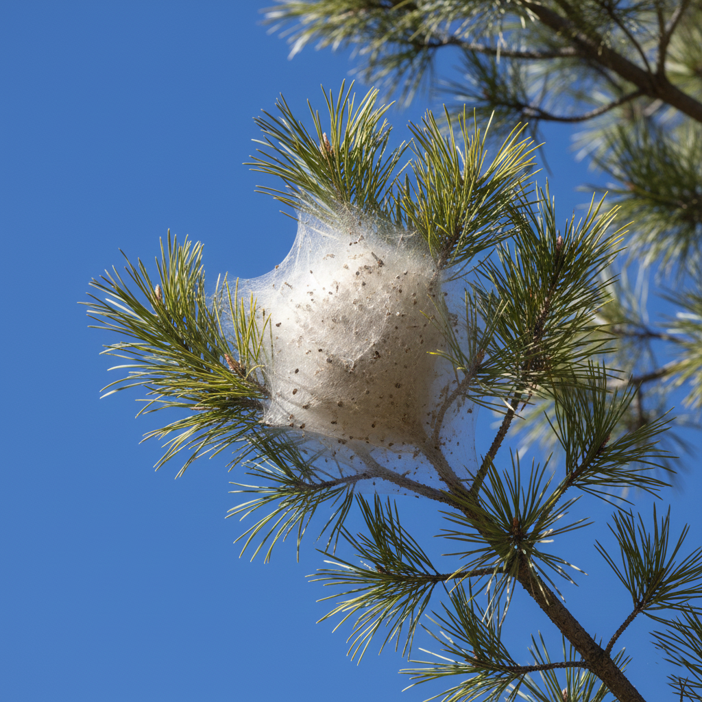 Alerta en Valencia: La "Amenaza Blanca" que Acecha en tus Pinos este Enero (y por qué no debes tocarla)