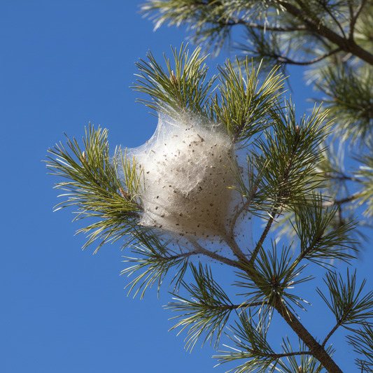 Alerta en Valencia: La "Amenaza Blanca" que Acecha en tus Pinos este Enero (y por qué no debes tocarla)