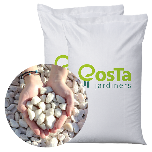 Marmolina Triturada Blanca - Pack 2 sacos de 20kg