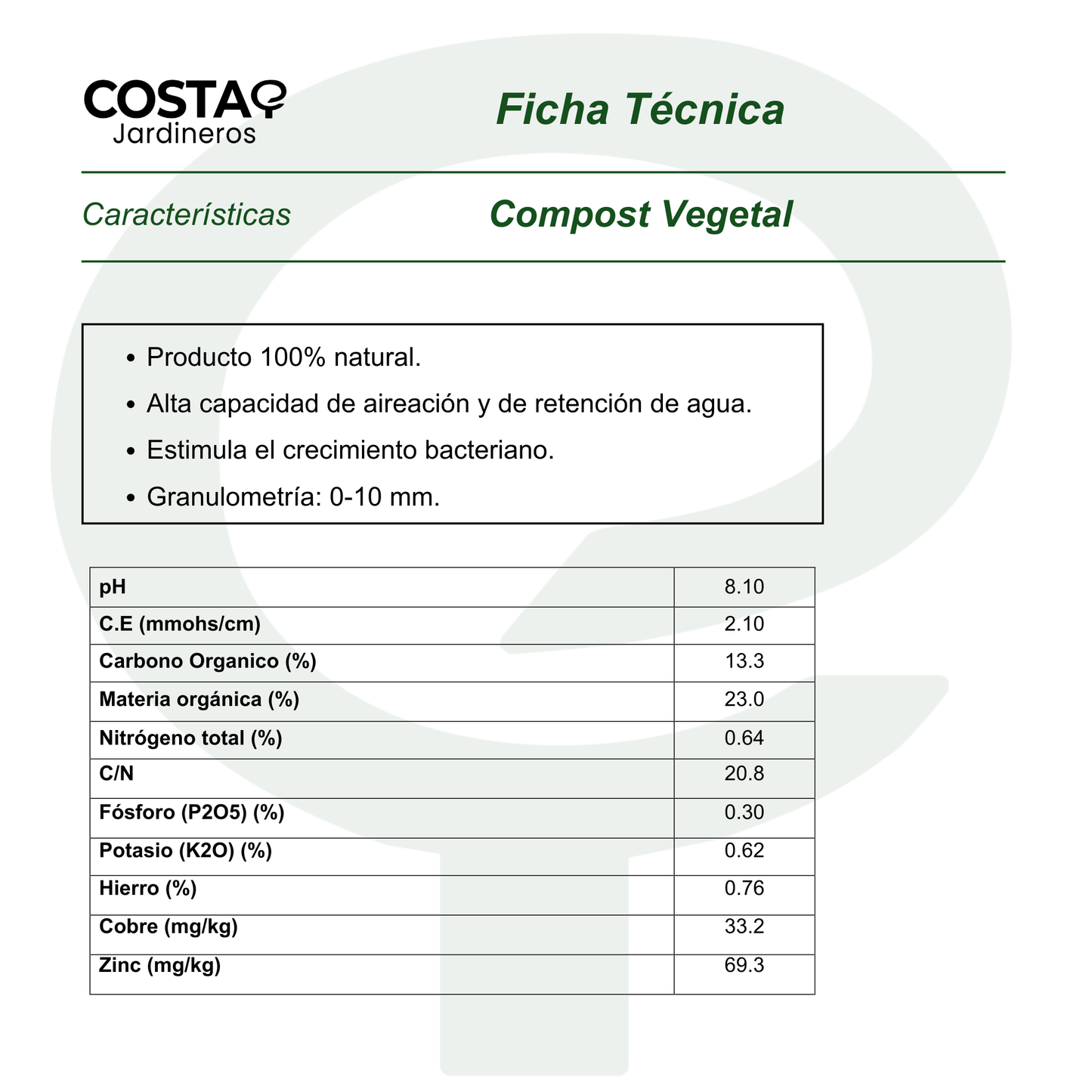 Big Bag Compost Vegetal - 1m³ 1.000L