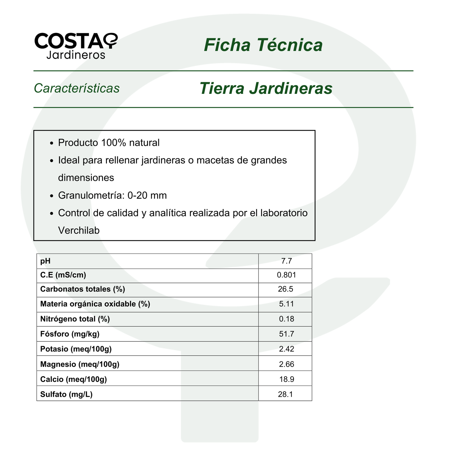 Big Bag Tierra para Jardineras - 1m³ 1.000L