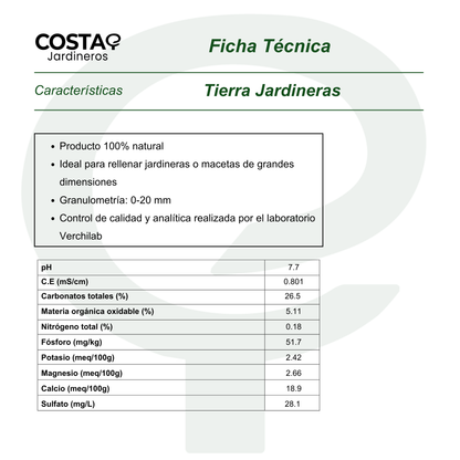 Big Bag Tierra para Jardineras - 1m³ 1.000L