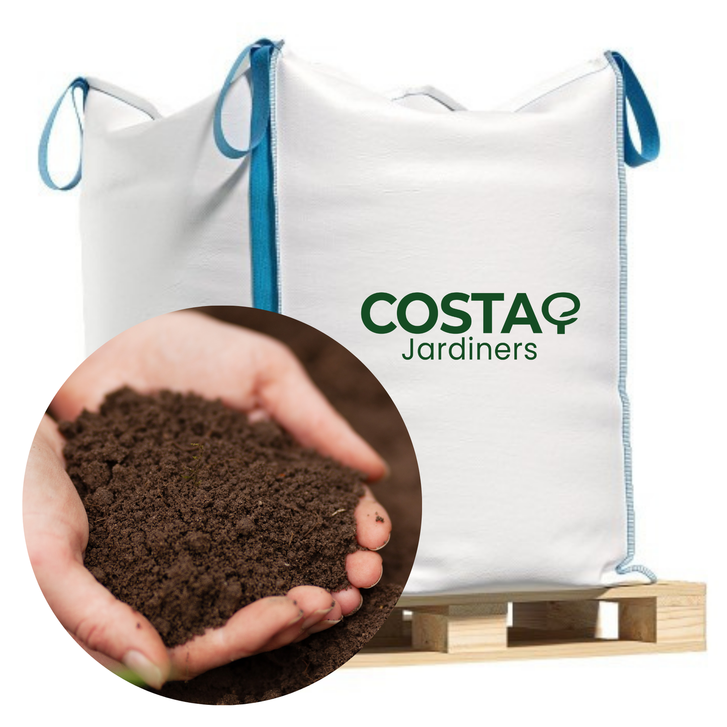 Big Bag Abono Orgánico triturado - 1m³ 1.000L