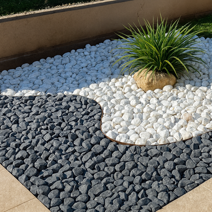 Big Bag Canto Rodado Negro - 1.000kg