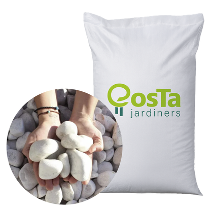 Canto Rodado Blanco - Saco de 20kg