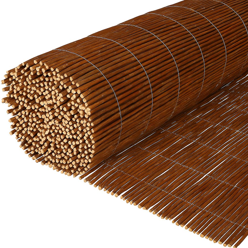 Rollo de Mimbre Natural para Ocultación de Origen Español - 1m x 5m